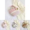 Chic Summer Woven Bucket Bag For Women In Bowknot Pink Gray And Khaki Stylish Colors