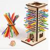 Pull Out Stick Game Toys Colorful Wooden Stick Board Games Parent-Child Interactive Puzzle Toys