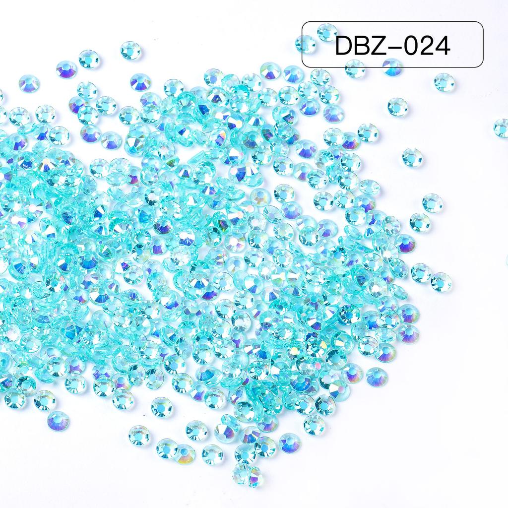 Transparent Symphony Violent Bear Resin Flat Bottom Sticker Diamond Glazed Beads Loose Beads Diy Material Pack Jewelry Accessories