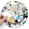 50 Little Sheep Graffiti Cartoon Animal Stickers – Cute DIY Creative for Skateboards & Suitcases