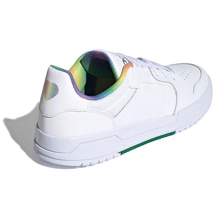 Adidas Entrap Pride Unisex Sneakers White Cloud-White Grey-Two H01051
