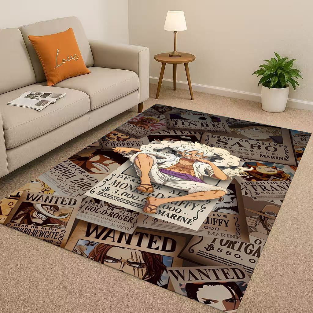 HD Z-Zoro Desen Animat Japonia Anime Covor Zona Non-Alunecare pentru Sufragerie, Dormitor, Cameră de Joacă, Canapea, Ușor de Curățat Decor Casă Preș Copil