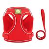 2-delig pak Huisdier Hond Kat Tuigje + Lijn, Verstelbaar Zacht Mesh Comfortabel Vest Tuigjes, Ademend Nacht Reflecterende Strepen (voor 1,5-3 kg)