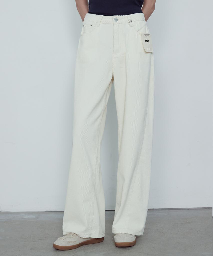 NON AND NON Velor Wide Corduroy Pants_Nfpt5308 (A Type)