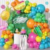 120 Piece Strawberry Balloon Wreath Set With Heart Latex Balloon Polka Dot Balloon Party Wedding