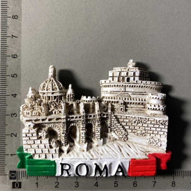 Wahrzeichen Architektonische Attraktionen in Rom, Italien Kühlschrank Magneten Tourist Souvenir Kühlschrank Aufkleber Hause Dekoration