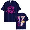 KPop Demon Hunters Saja Boys T-shirt Harajuku O-neck Casual Shirt Gift Men Women Short Sleeve Oversized Y2k Male Female Clothing