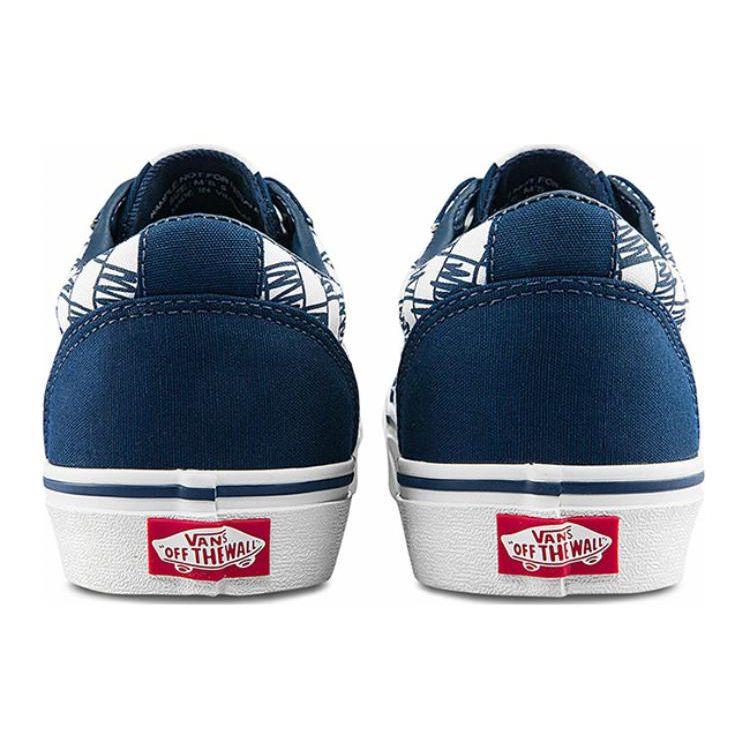 Vans Ward Low Top Skate Shoes Unisex Sneakers Blue White VN0A5HTSLKZ
