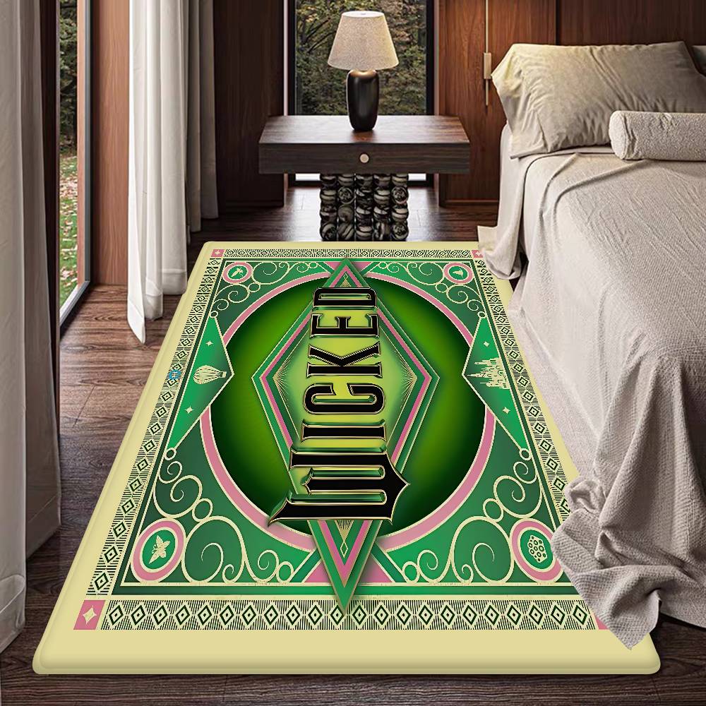 

W-Wicked Hallway Carpet Washable Non-Slip Living Room Sofa Chairs Area Mat Kitchen Doormat Area Rug 40x60cm