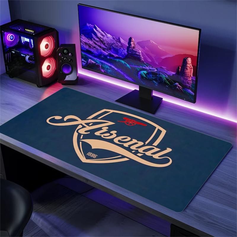 Arsenal Print Polštář Protiskluzová podložka pod notebook/tablet Velká podložka pod myš XXL Podložka pro Mini PC Hrací podložka S uzamčeným okrajem