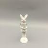Soldier Style Nut Cracker Rabbit Resin Material Bunny Sculpture Bunny Figurines  Bookshelves Decor