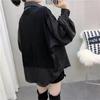 Spring and Autumn Women's Fashion Patchwork Fake Two-piece Shirt