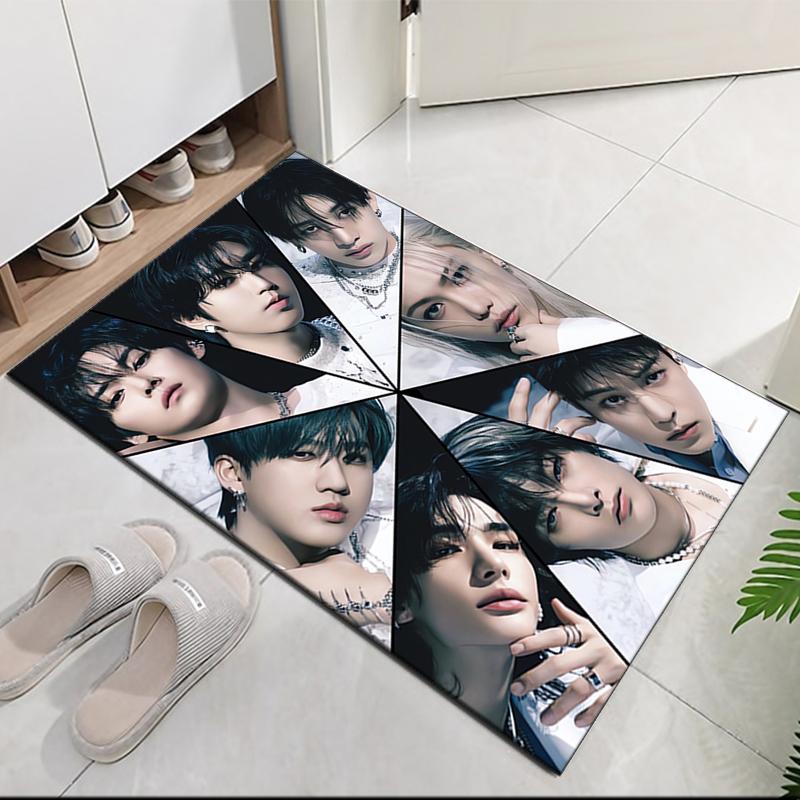 Stray Kids Printed Carpet, for Office Chair Living Room Bedroom Kitchen Room Decor Gifts.