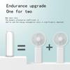 Portable Mini Fan Emergency Power Bank for Phone 3 Speed Rechargeable Foldable Electric Air Cooling Fan for Office Travel