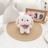 Dressed Cartoon Stuffed Doll Fluffy Plush Hanging Doll Amusing Plush Keychain  Bag Ornament