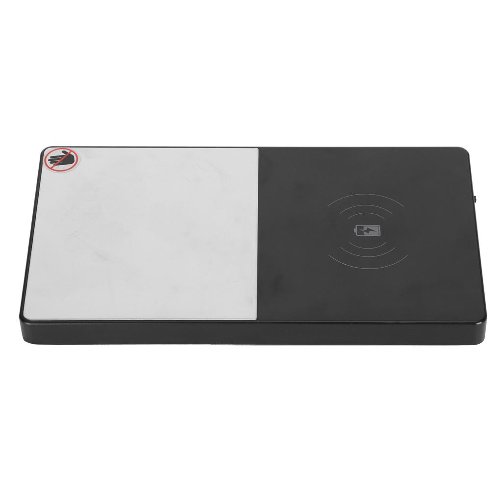 Cup Warmer Wireless Charger Station Black USB Heating Coaster Multifunctional Pad