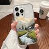 Beautiful Village At The Foot Of The Mountain Phone Case For IPhone 17e 17 Pro Max 16 15 14 13 12 11 Plus Shockproof Ins Cover