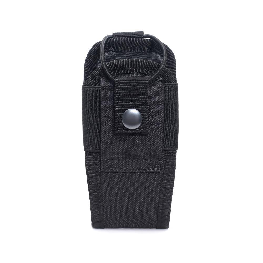 Tactical Molle Walkie Talkie Pouch, 600D Oxford Outdoor Waist Bag, Multifunctional Camping Accessory.