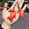 5Pcs Funny Color-Changing Baked Crab Car Pendant Car Decoration Accessories Creative Swing Goose Lobster Keychain Bag Pendant
