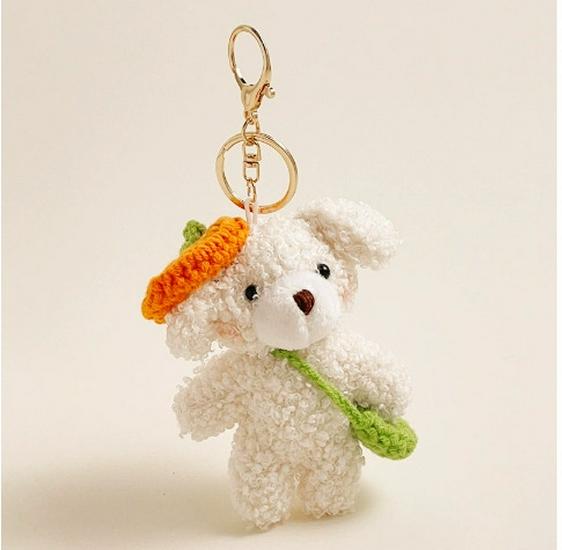 

Мини плюшевый брелок в виде мишки: Милая кукла-подвеска, аксессуар для сумки, брелок для рюкзака