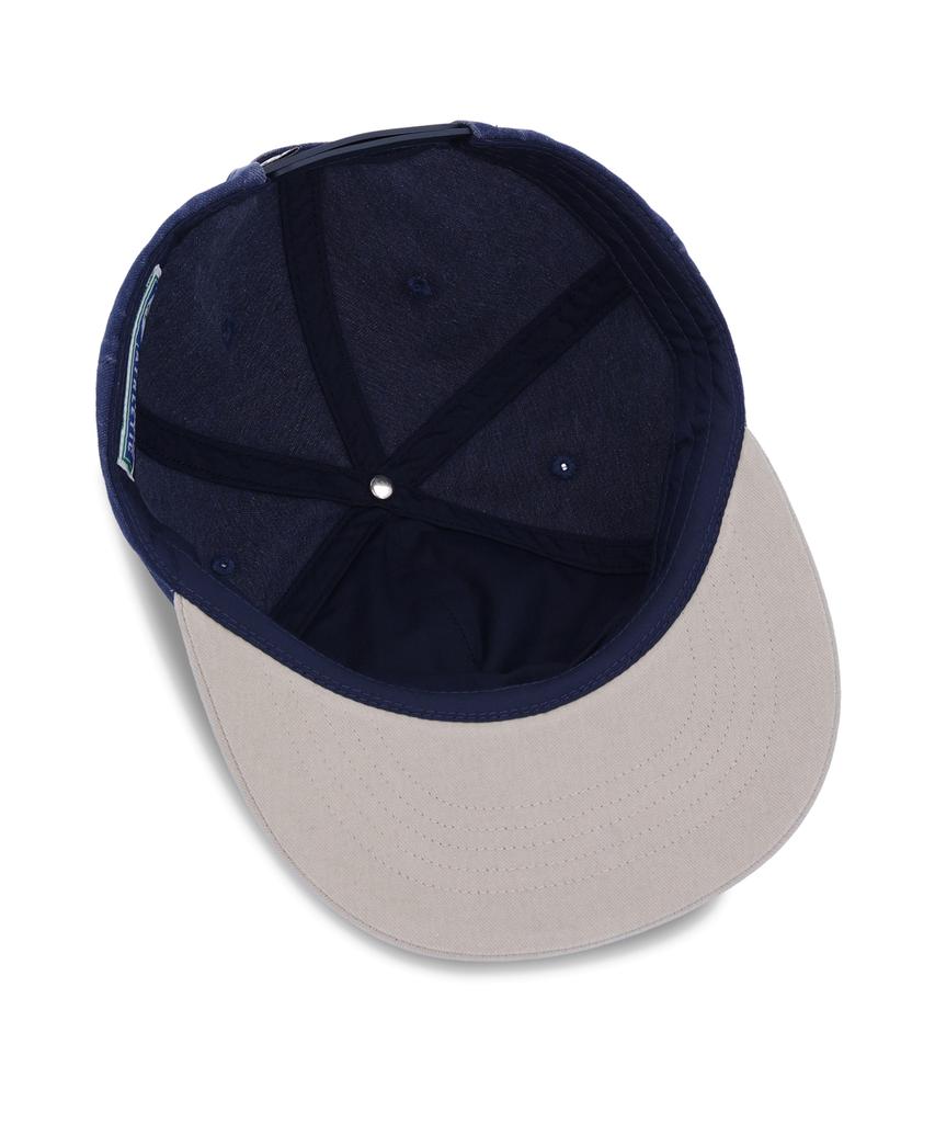 DISCUS ATHLETIC Logo 5-Panel Cap Two-Tone Navy