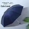 Paradise 57cm 8-Rib Tri-Fold UV Protection Rain & Sun Umbrella