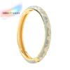 Złota Krawędź Pomyślne Chmury Vintage Bangle z Emalii Chińskiej Chiński Kwiatowy Bangle Tradycyjny Klasyczny