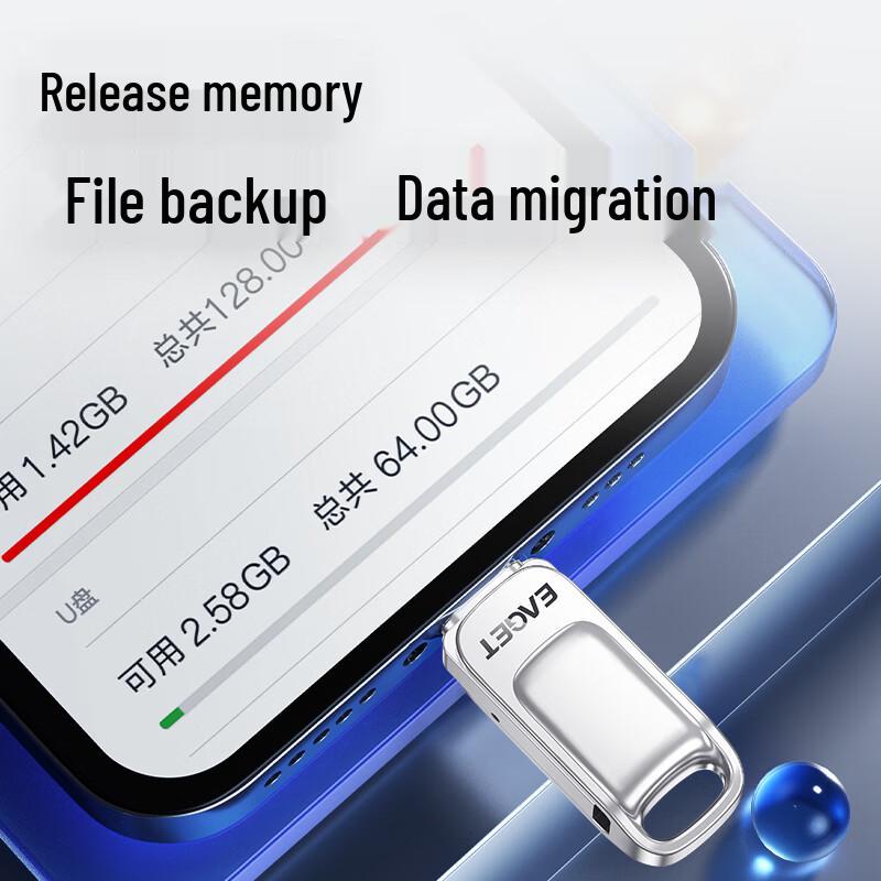 EAGET High-Speed Dual-Interface USB-C Flash Drive
