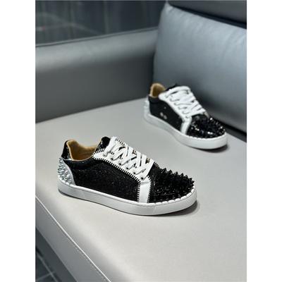 Sapatos casuais de outono de cano baixo com strass, confortáveis, sola macia qs