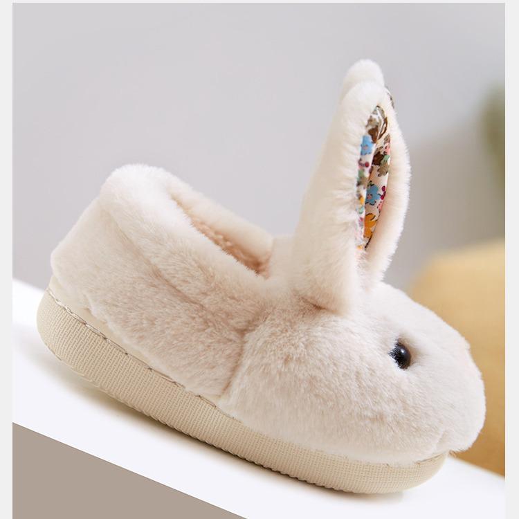 Kinder Baumwollpantoffeln, Herbst- und Wintertaschen für Mädchen, Jungen und Babys, Kinder Baumwollschuhe, Warme flauschige Hausschuhe für den Heimgebrauch