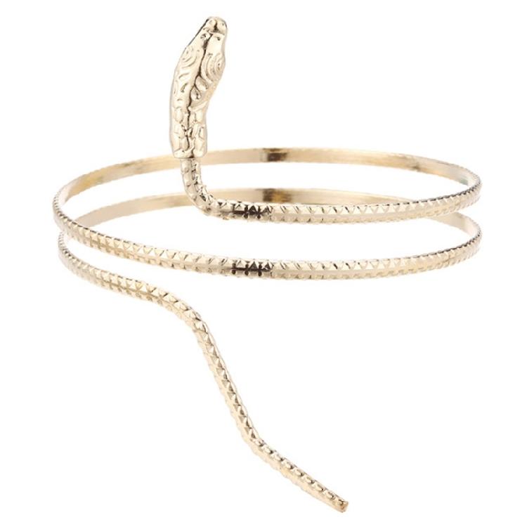 Shimmering Coils Arm Chain for Women Girls Arm Cuffs Elegant Armlet