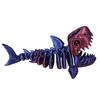 3D Printed Movable Shark Ornament - Full Body Swinging Toy, Creative Gift for Kids