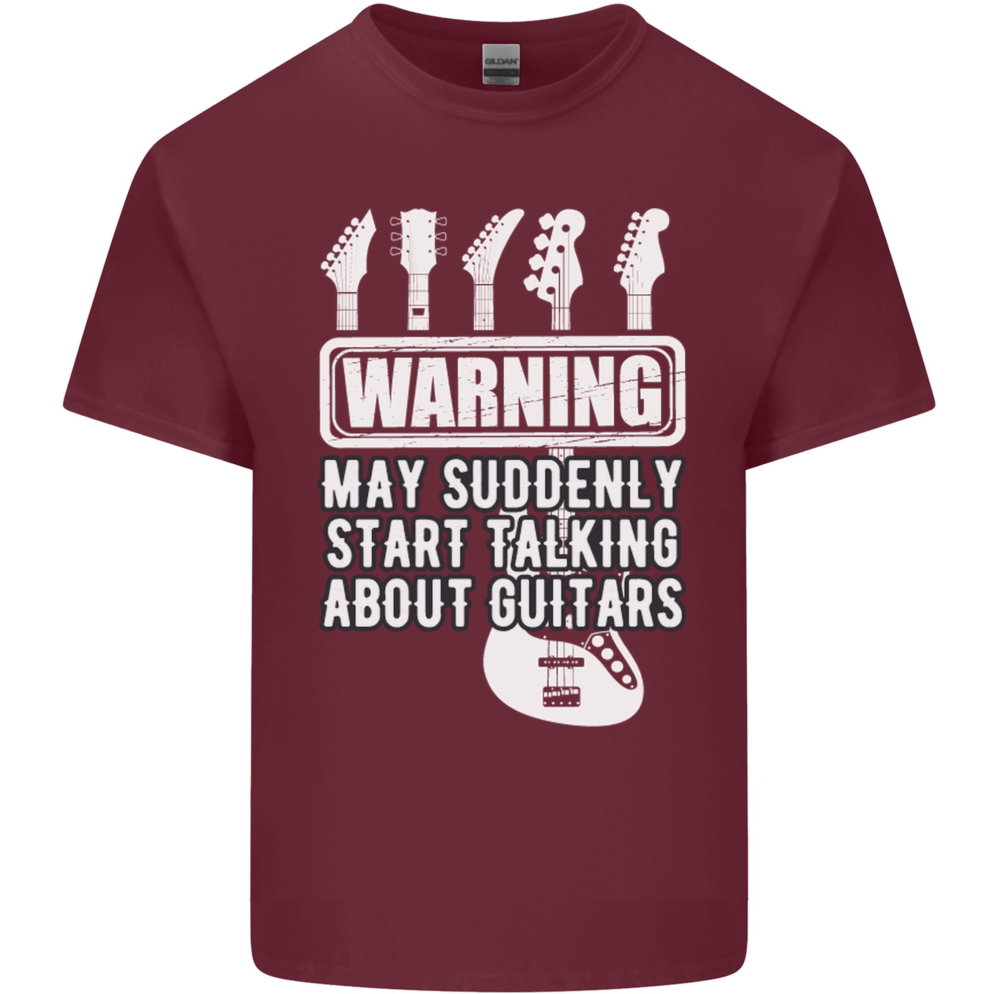 May Start Talking About Guitars Guitarist Unisexs Light Cotton TShirt S