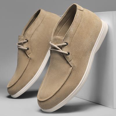 Luxury Brand Men's Casual Shoes Fashion Suede Man Loafers Slip-on Walking Footwear Breathable Lightweight Lazy Driving Shoes