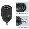 Multifunctional 5in1/6in1 Quick Connect Adapter High Pressure Turbo Nozzle Adapter High Pressure Washer Nozzles