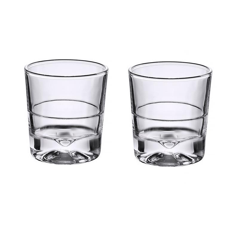 2pcs Sets Wine Glasses Home Vintage Glass Cup Brandy Glass Party Creative Beer Cup Coffee Mug Drinking Glasses Bar Accessories