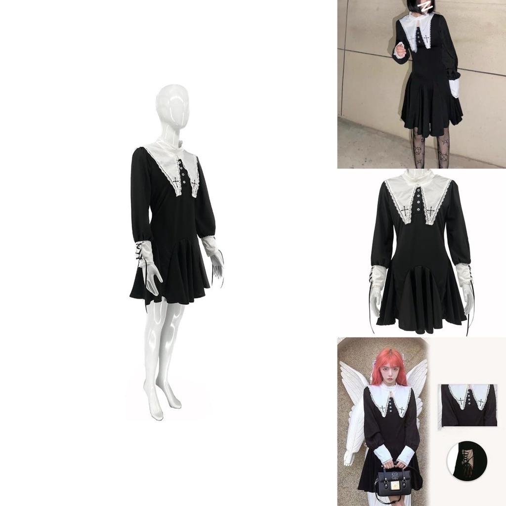 Exquisite Lolita Nun Costume For Adults Perfect For Role-playing Games