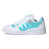adidas Zapatillas Unisex Forum Low Blanco Iridiscente Blanco Nube Aqua Pulso Tinte Rosa GX3398