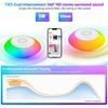 Floating Speaker for Pool Waterproof Portable Speaker Wireless Floating Stereo Speaker with Led Light Shower Speaker