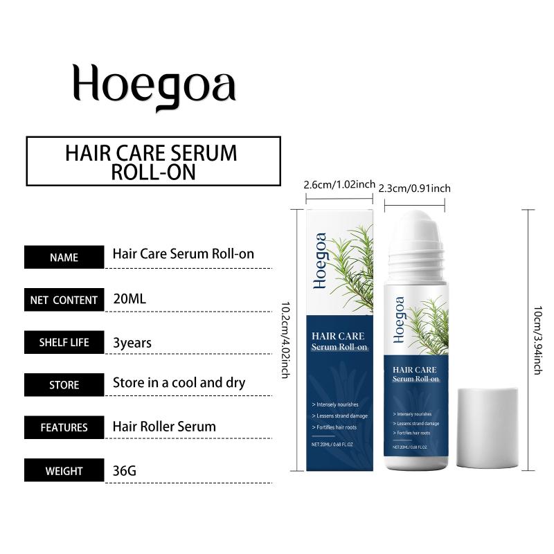 Scalp Care Hair Serum Roller for Roots Volumizing and Smooth Shiny Hair Mild Nourishing Solution for Daily Use