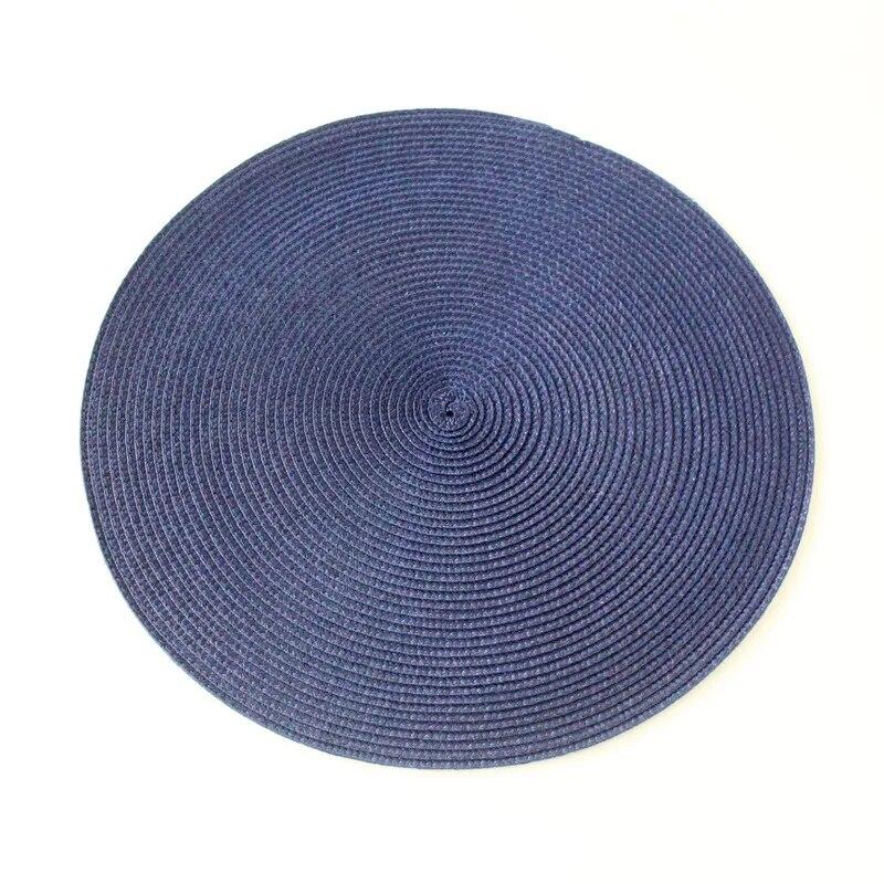 1 STÜCKE Runde Gewebte Rutschfeste Küche Tischset Rutschfeste Tisch Matte Küche Zubehör Dekoration Home Pad Coaster