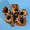 Aquarium Hollow Tree Trunk Decor, Natural Wood Fish House Cave Bark Ornament, Fish Tank Decor Hideout Shelter For Lizard And Turtle Shrimp