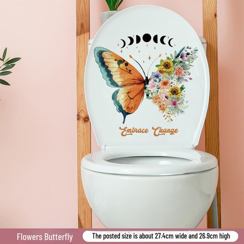 Ručně malované motýlí okenní a kachličkové dekorace Lukang pro hřejivé ložnice a koupelny