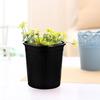 Milisten Plastic Black Flower Pots, 10-Piece Set, Seedling Pots, Planter for Succulents, Plant Pots, Planter for Indoor Gardening