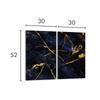 Glass Protective Stovetop Panel 2x30x52 Marble