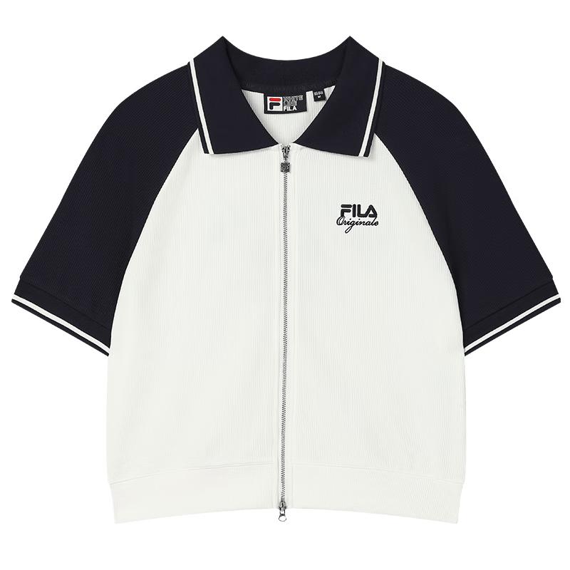 FILA Women s Casual Color-Block Knit Cardigan S