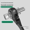 Dual Function Ratchet Wrench Set with Burr Wheel and Torx Socket
