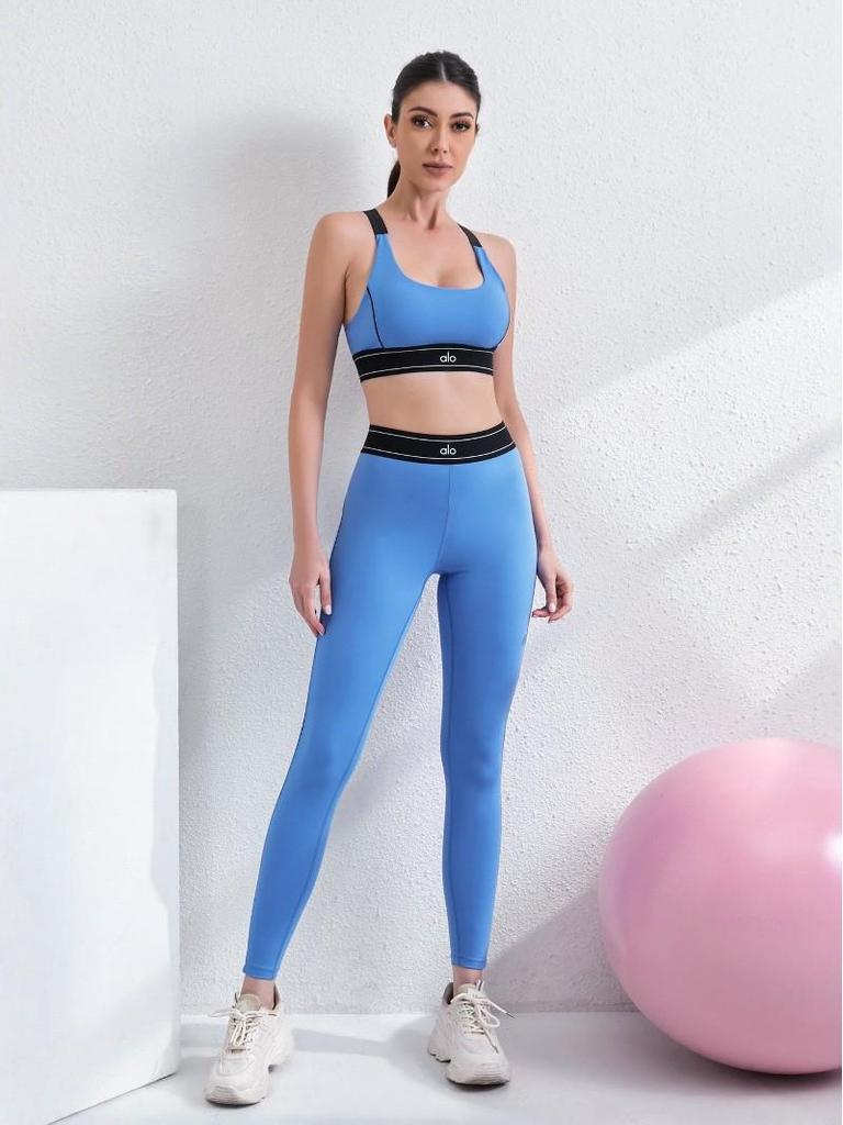 Adjustable Y-Back High-Intensity Sports & Yoga Bra Set