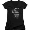 Princess Bride Hello Again Juniors Black T-Shirt (Adult Small)