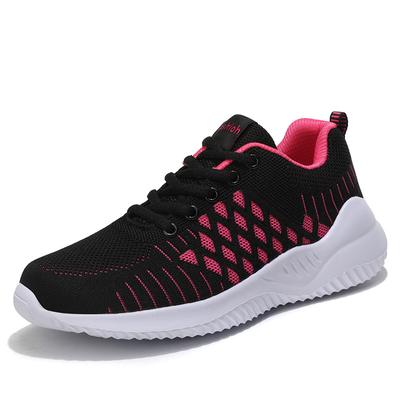 Sneakers Women's Running Shoes Women's Mesh Black Shoes Spring Flat Bottom Lightweight Soft Bottom Casual Shoes Breathable